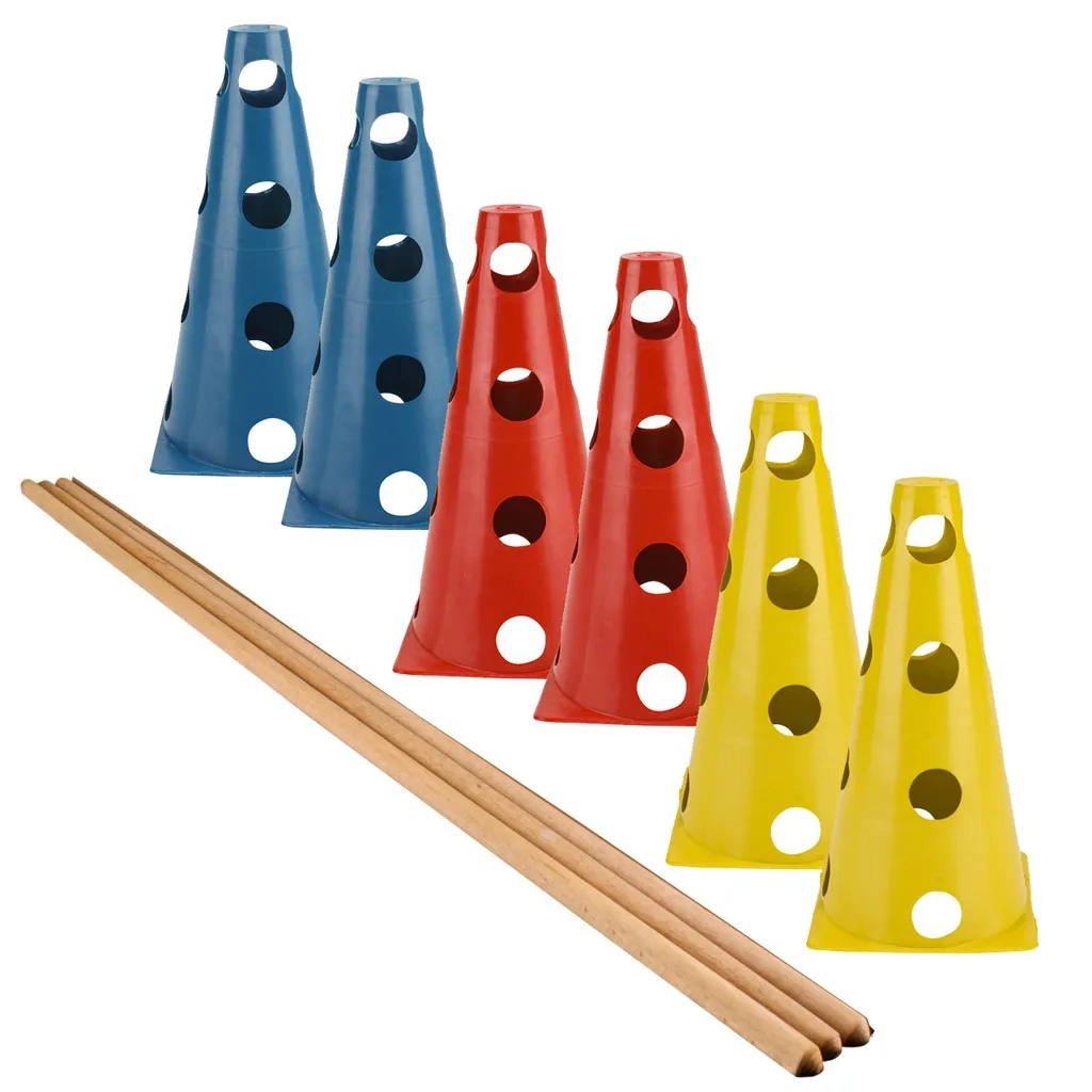 Kit de cones para treino de agilidade