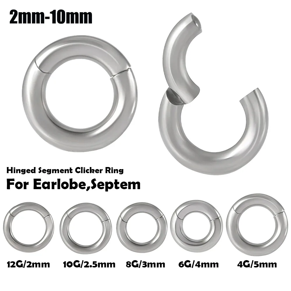Argola articulada para piercing em aço cirúrgico