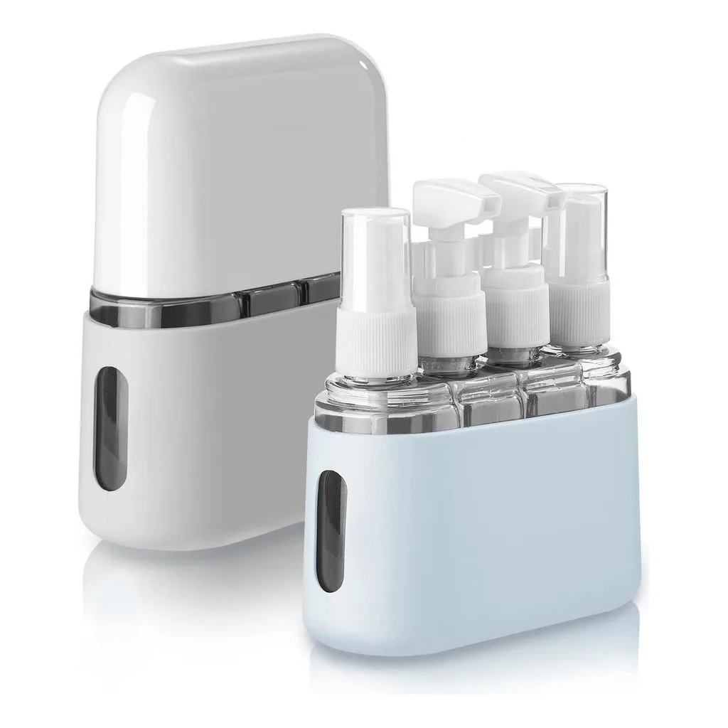 Kit com 4 frascos para viagem de 50 ml