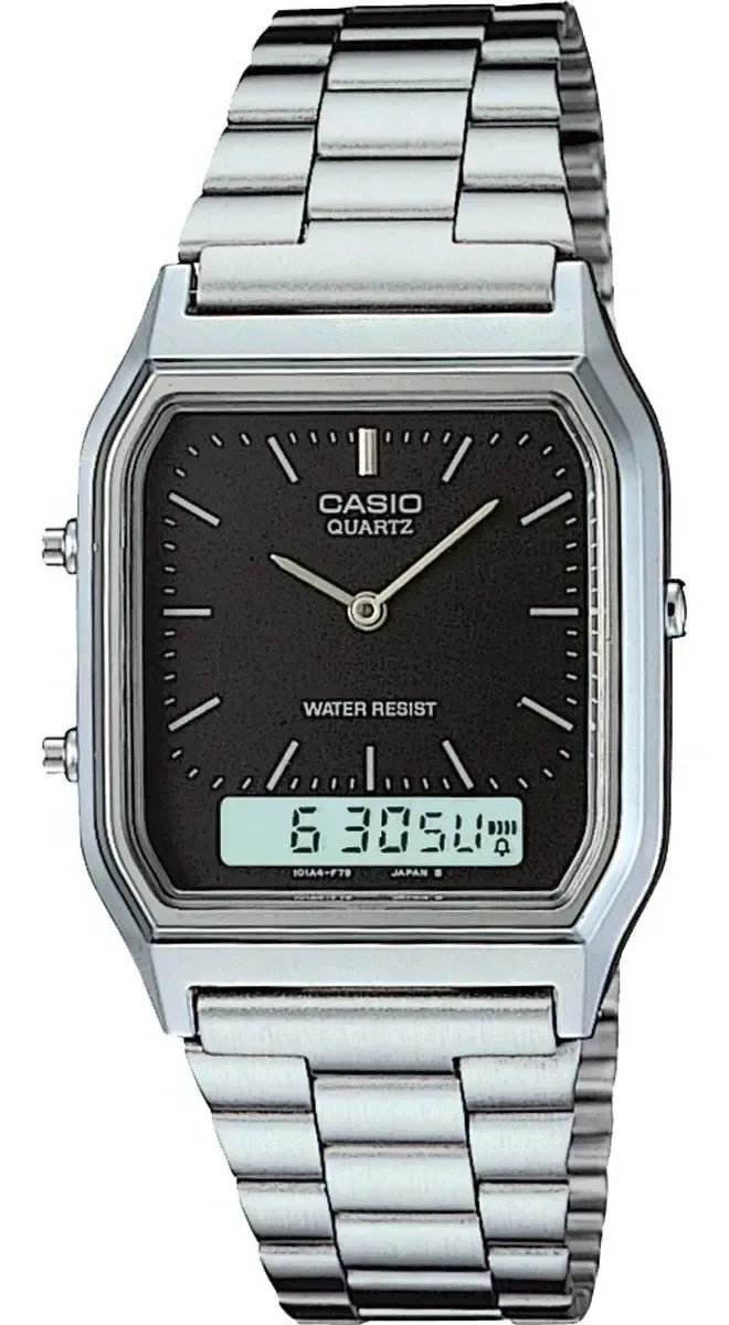 Relógio Casio Vintage unissex Aq-230a-1dmq