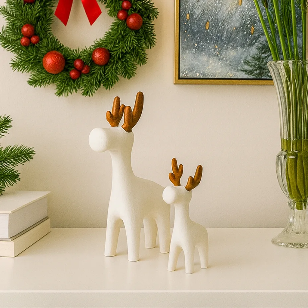 Renas decorativas natalinas para decoração