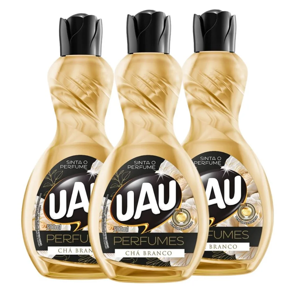 Kit com 3 limpadores UAU de 500 ml