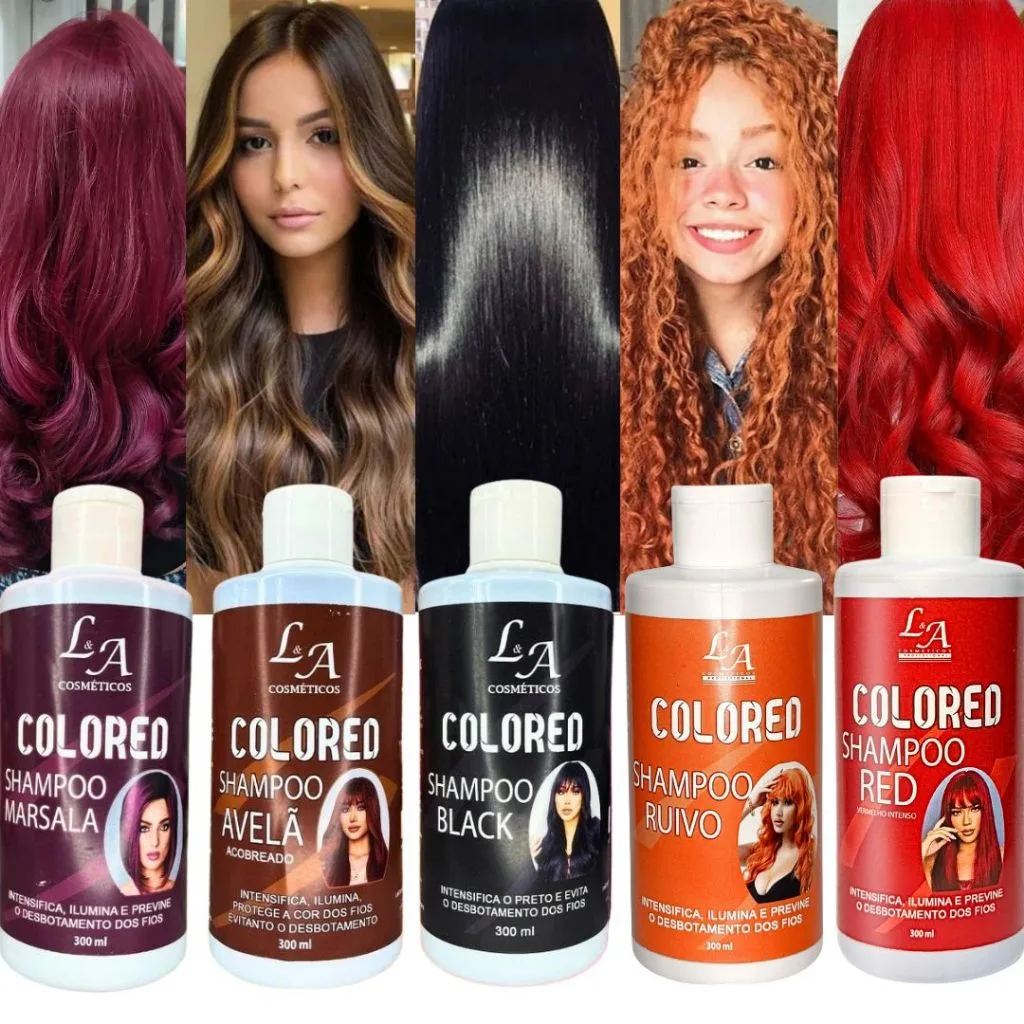 Shampoo tonalizante para cabelos brancos Colored