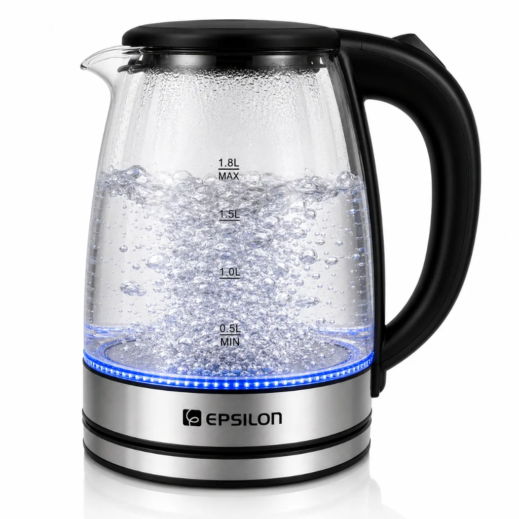Chaleira elétrica de vidro Epsilon Eps-2906