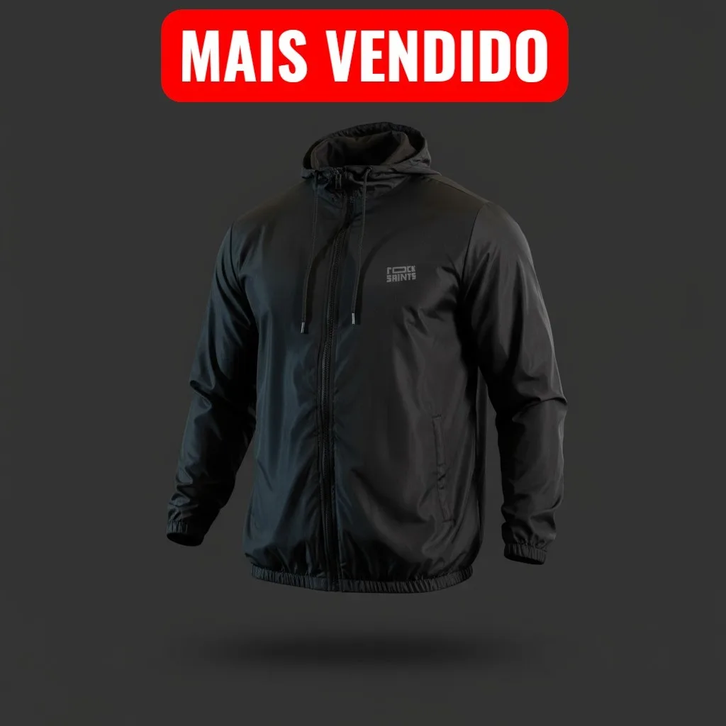 Jaqueta corta-vento masculina Rock Saints