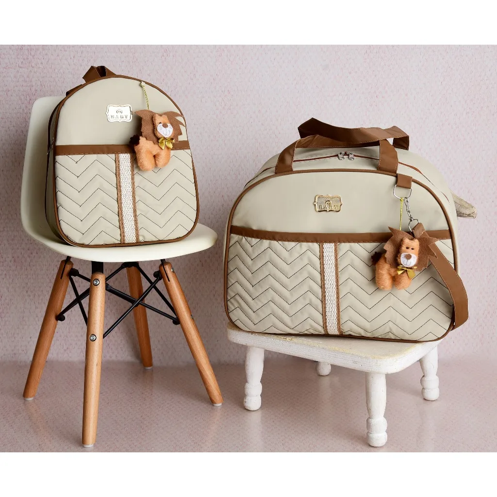 Kit de bolsas para bebê com duas peças