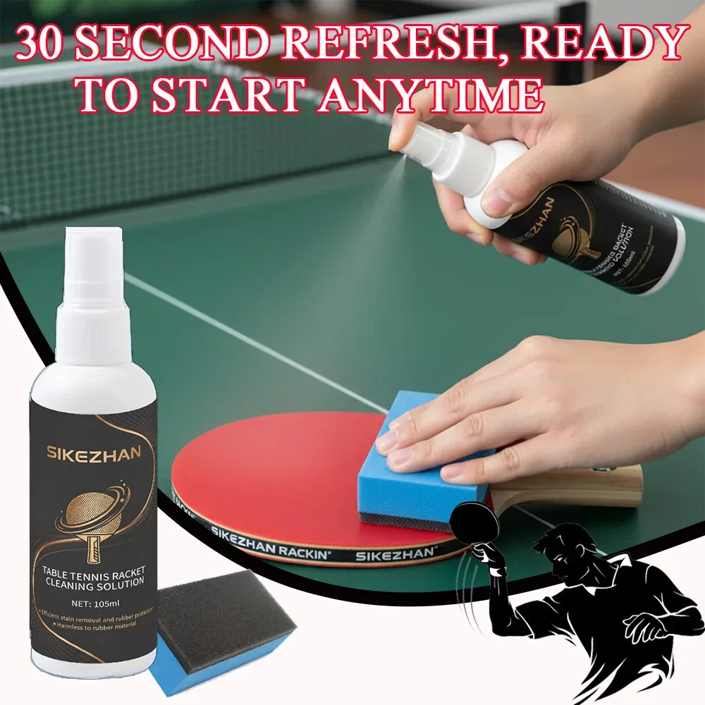 Spray limpador para raquete de tênis de mesa