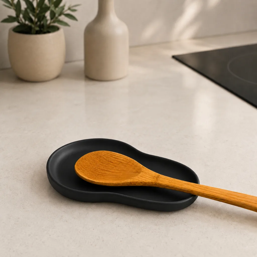 Suporte orgânico para utensílios de cozinha