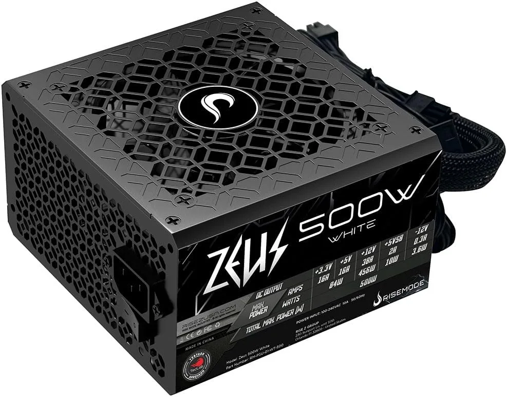 Fonte Gamer Rise Mode Zeus de 500 W