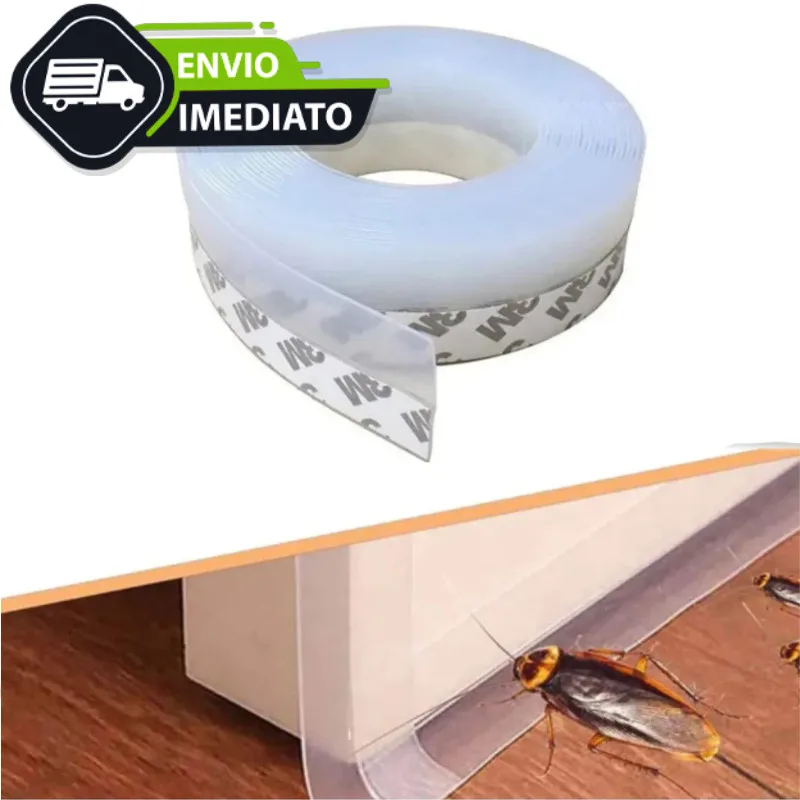 Fita transparente veda fresta para porta