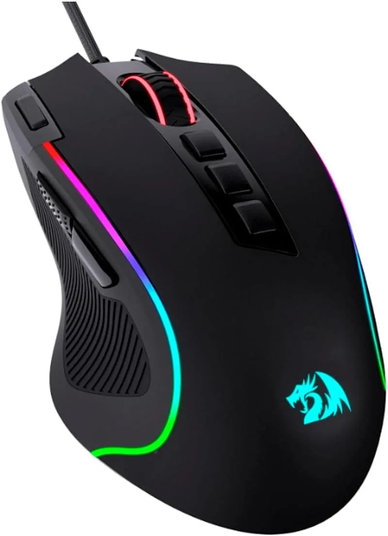 Mouse gamer Redragon Predator M612 com iluminação RGB