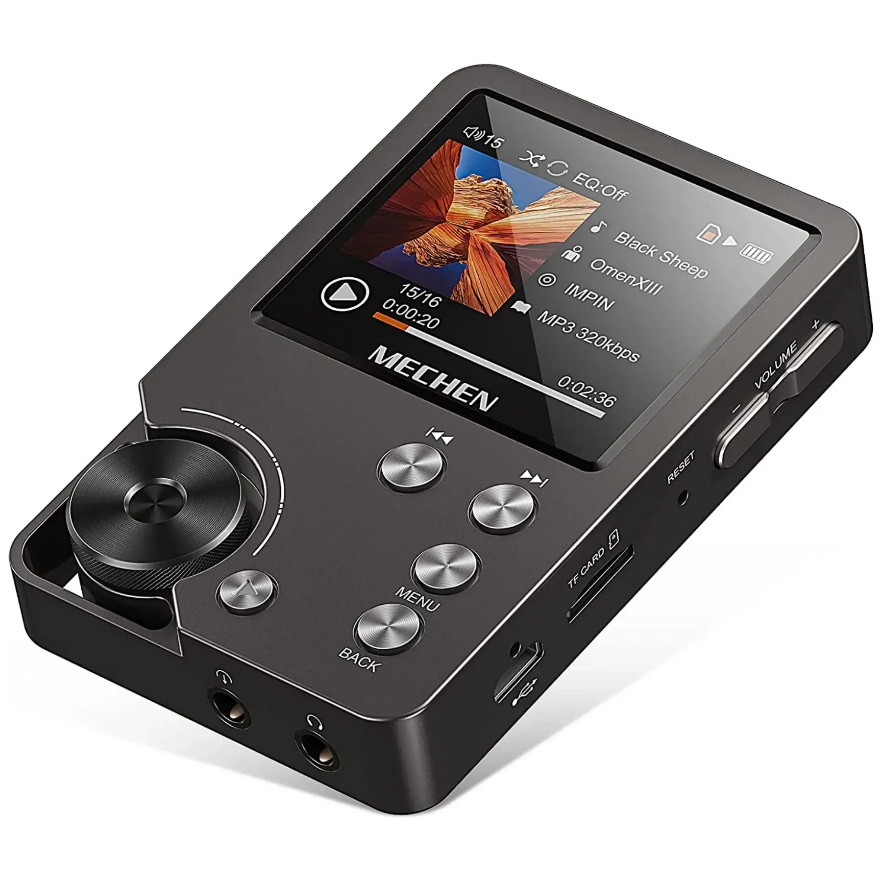 Leitor MP3 MECHEN M30 com cartão de memória