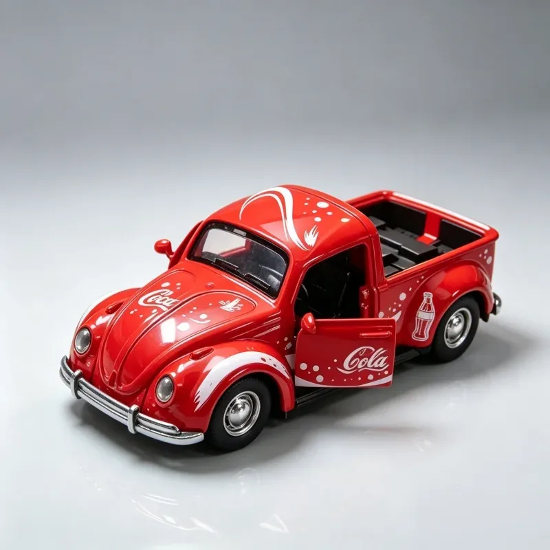 Carrinho de brinquedo Beetle Pickup em metal