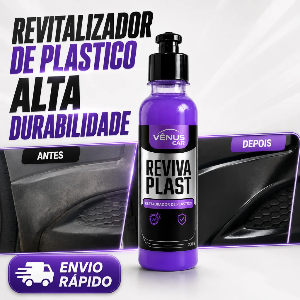 Revitalizador Plásticos Hidratante Alta Durabilidade