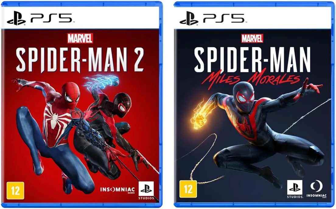 Jogo Spider-Man 2 com Miles Morales para PS5