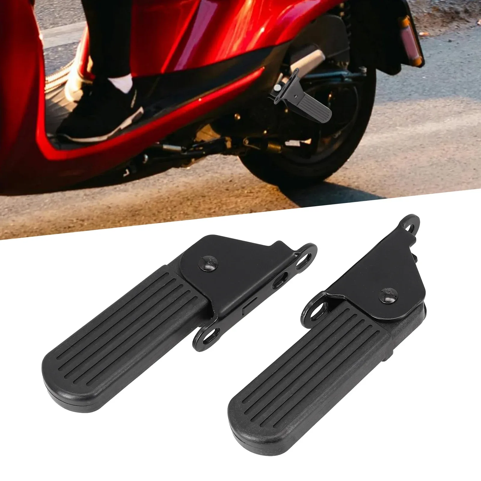 Pedal dianteiro dobrável para ciclomotor elétrico