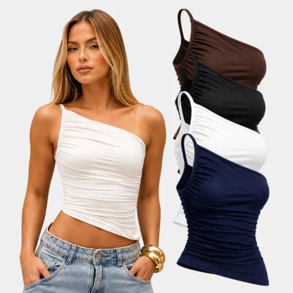 Blusa feminina regata de alça fina