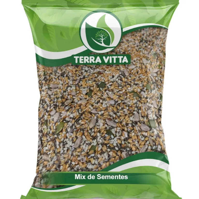Mix de sementes com abóbora, chia e linhaça