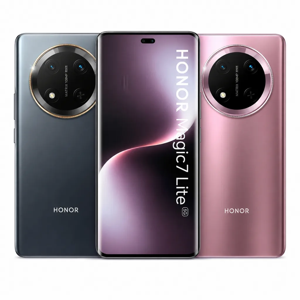 Celular Honor Magic 7 Lite com tela de 120 Hz