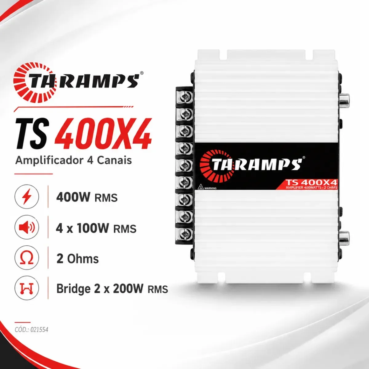 Módulo Taramps TS-400 de 4 canais