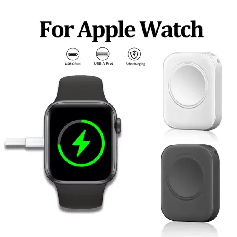 Carregador magnético para Apple Watch com USB-C