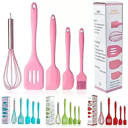 Kit de utensílios de cozinha em silicone