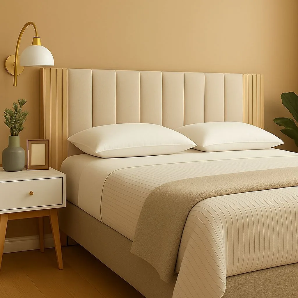 Cabeceira modular de MDF para cama