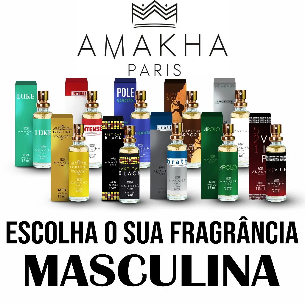 Perfume masculino Amakha Paris de 15 ml