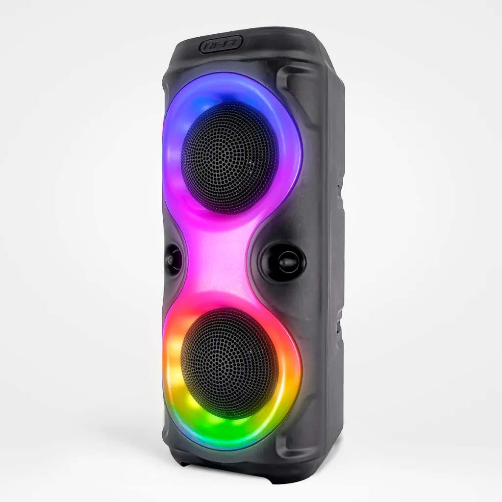 Caixa de som Bluetooth Portátil com LED RGB 30W