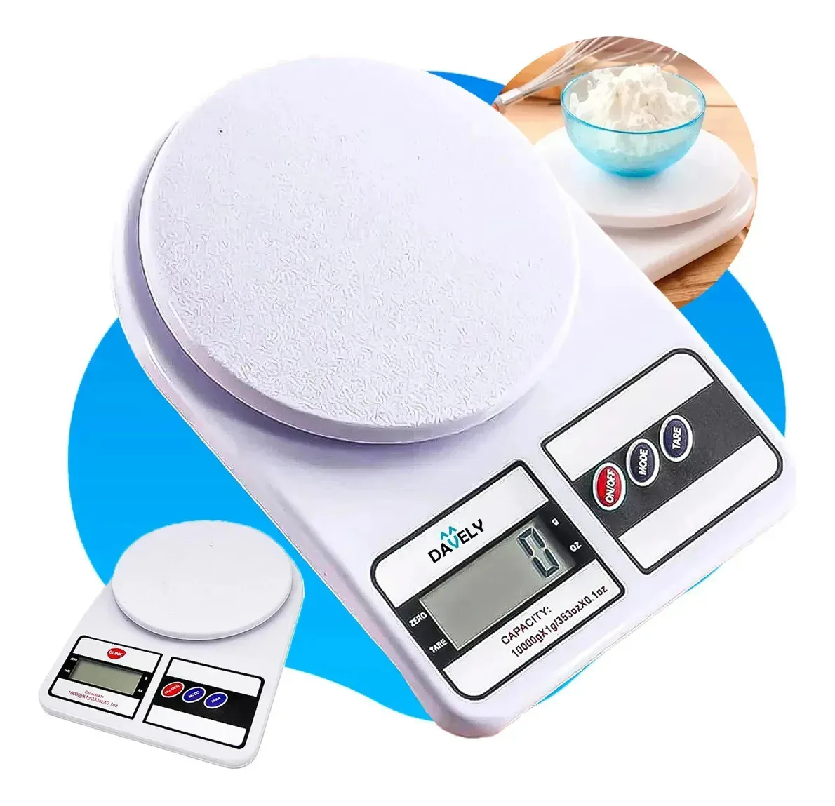 Balança digital Davely Cook para cozinha