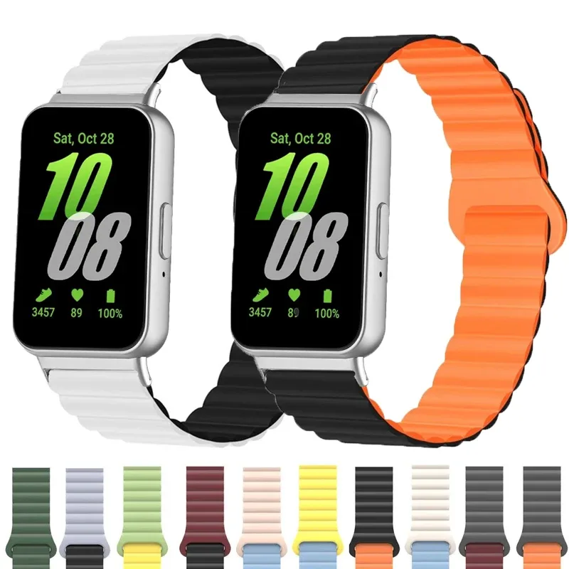 Pulseira esportiva de silicone para Galaxy Fit 3