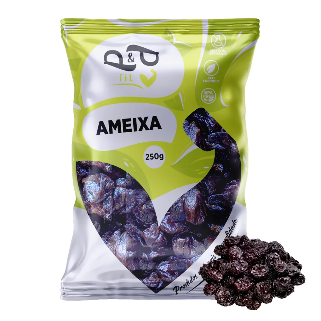 Ameixa seca sem caroço P&P Fit 250 g