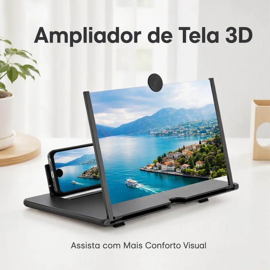 Amplificador de tela de 10 polegadas