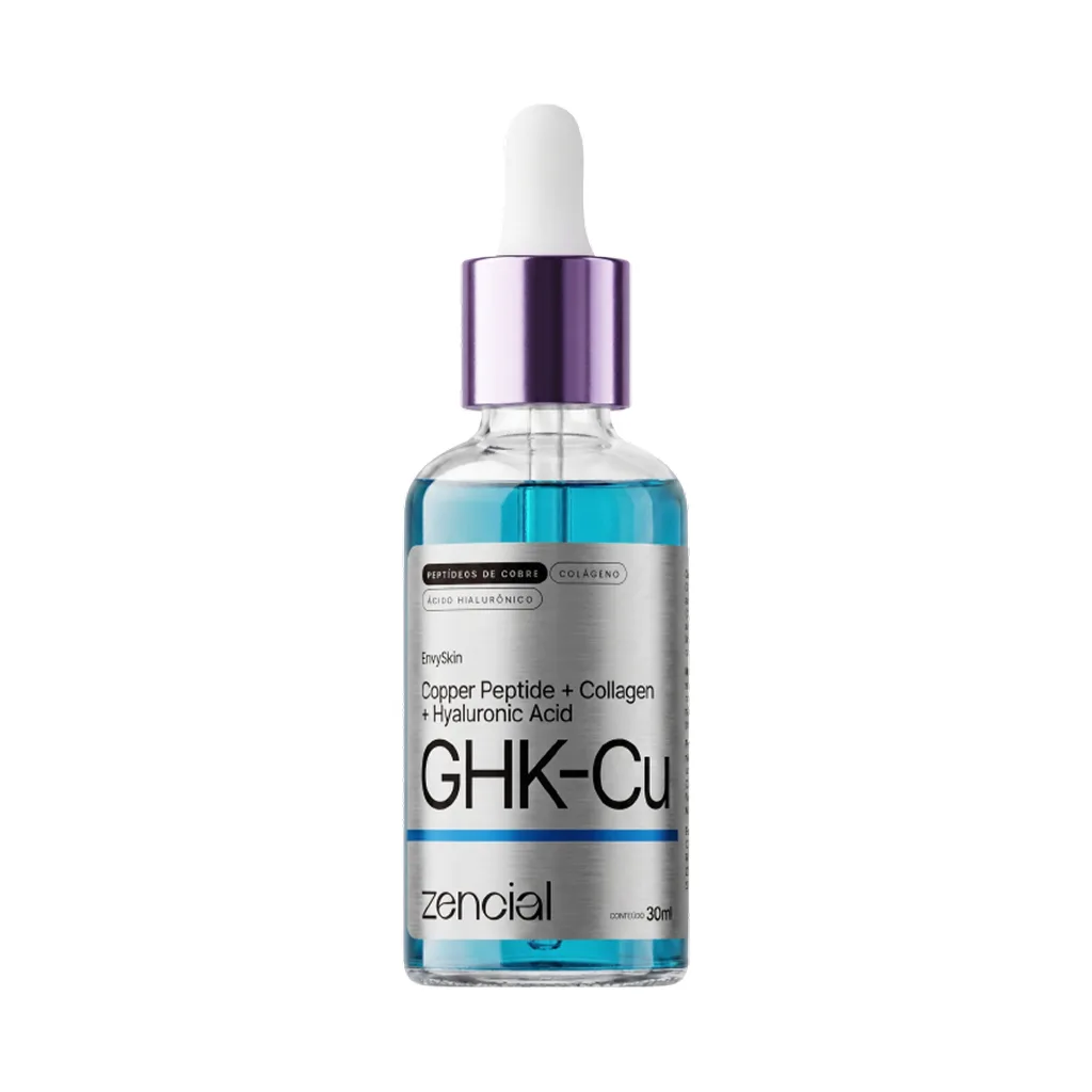 Sérum facial com peptídeo de cobre GHK-Cu