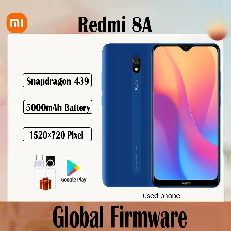 Smartphone Xiaomi Redmi 8A usado com 64 GB