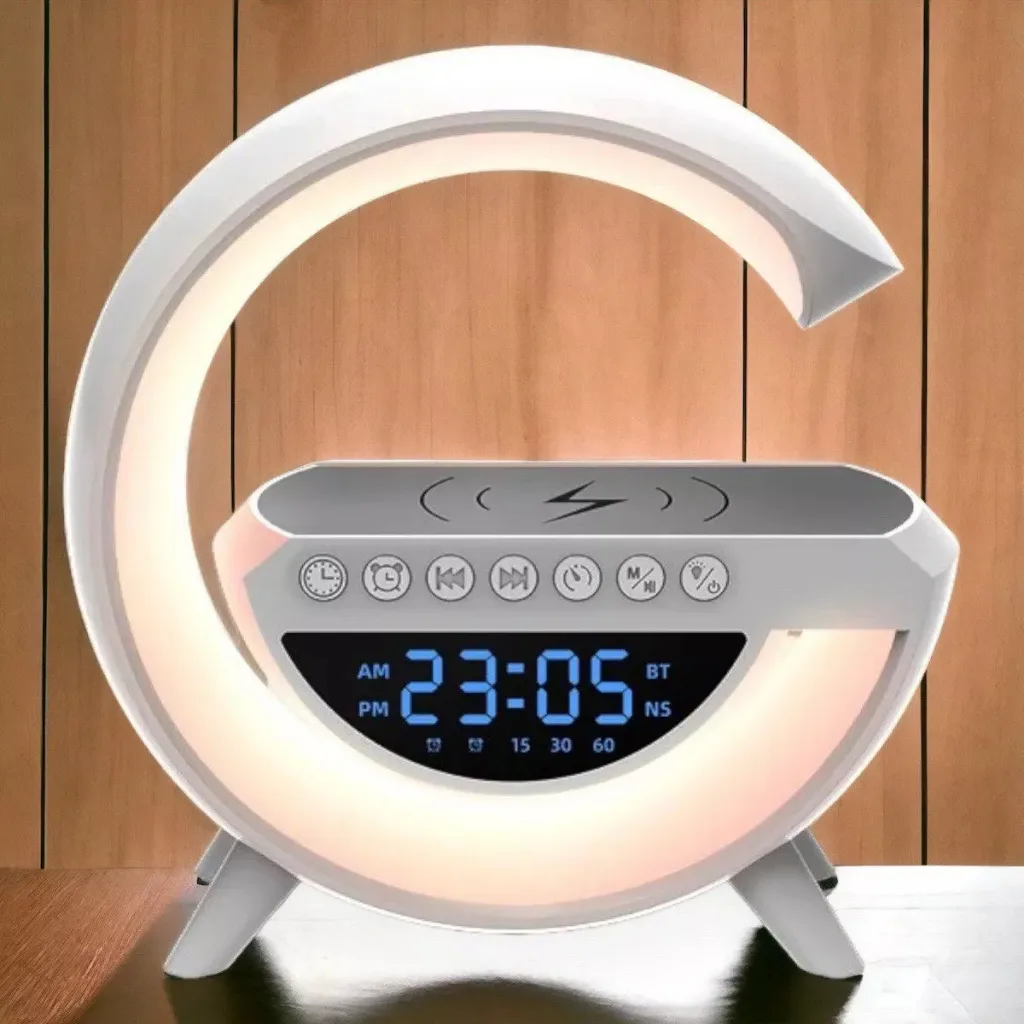 Caixa de som Bluetooth com luminária