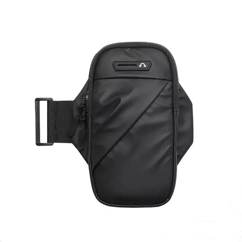 Braçadeira esportiva para corrida com zíper