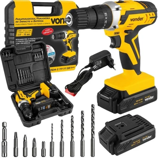 Parafusadeira de impacto Vonder PFV238I 20 V