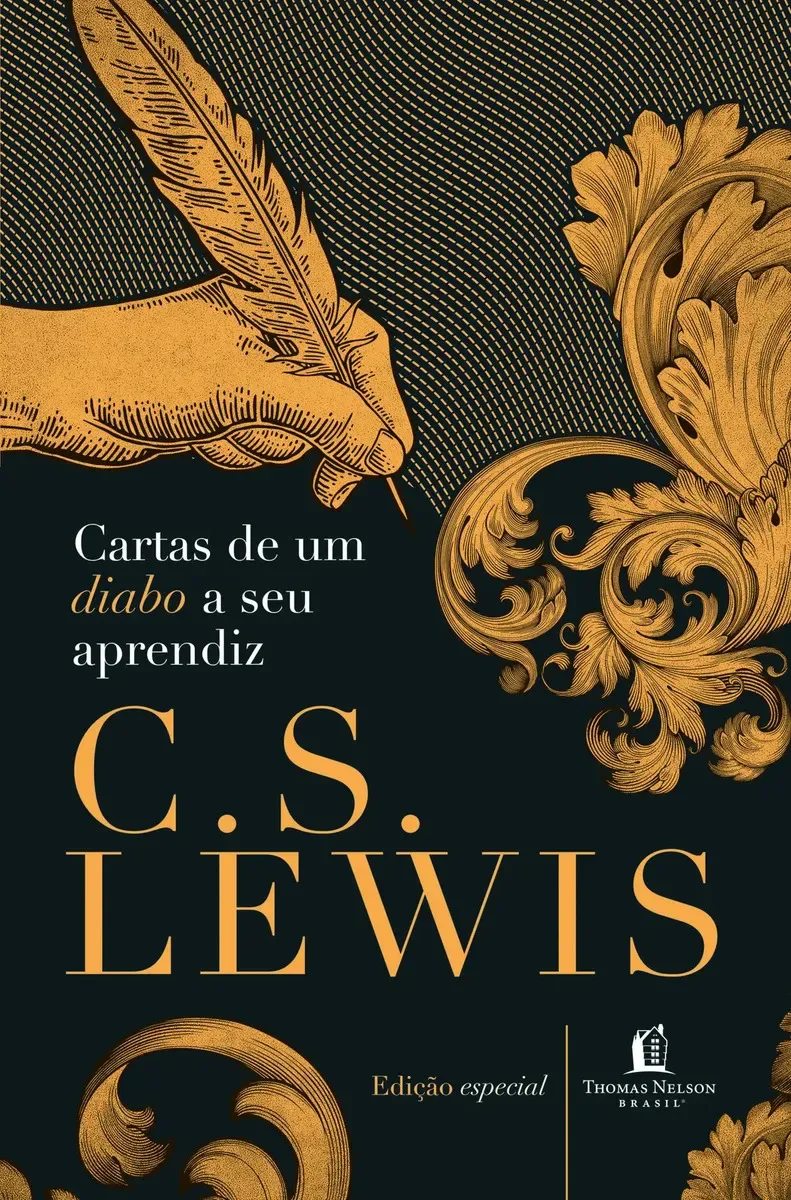 Livro Cartas de um diabo a seu aprendiz em capa dura