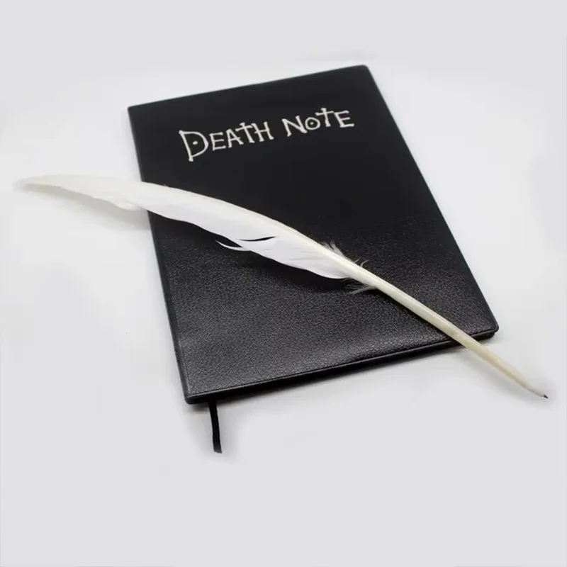 Cadernos Death Note com capa de couro sintético