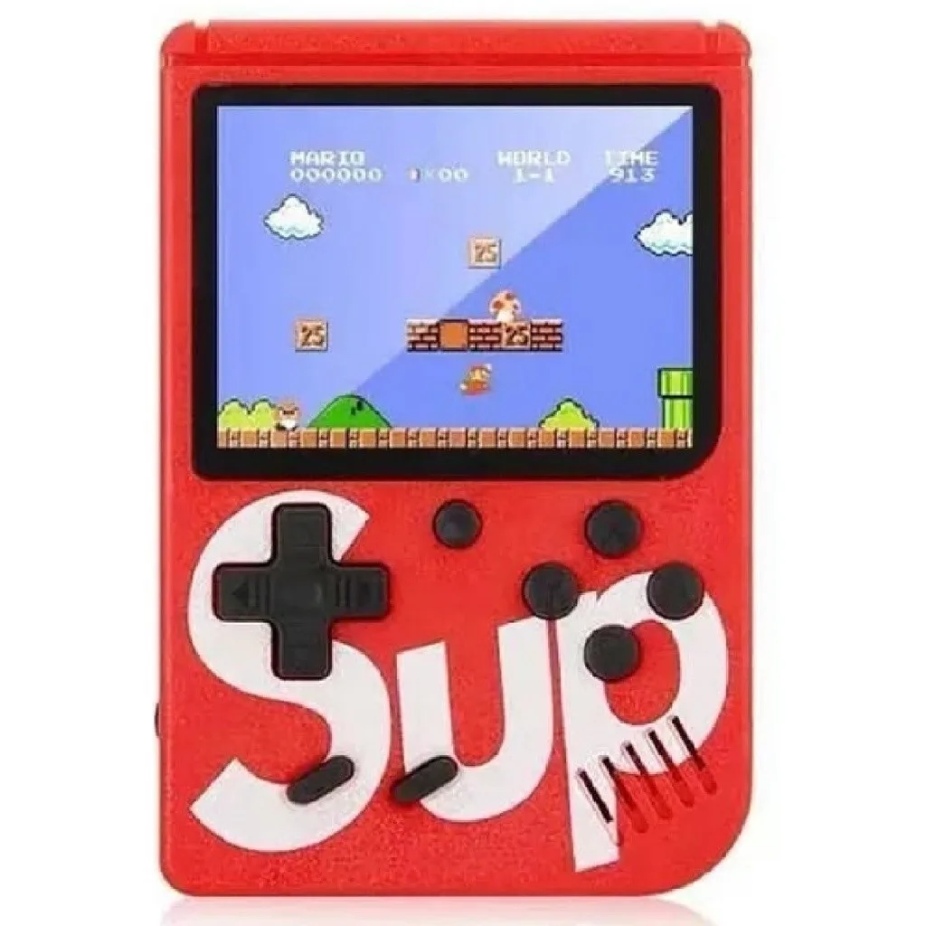 Mini game retrô portátil Nintendo com 400 jogos