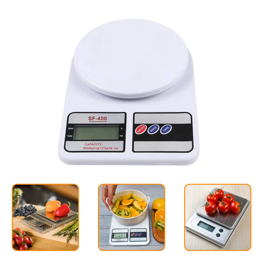 Balança digital de cozinha SF400 com capacidade de 10 kg