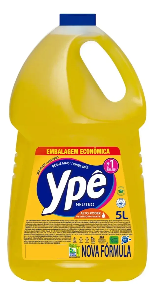 Detergente Ypê neutro de 5 litros