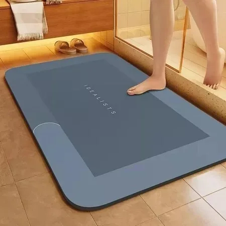 Tapete para Banheiro de Secagem Rápida e Super Absorvente