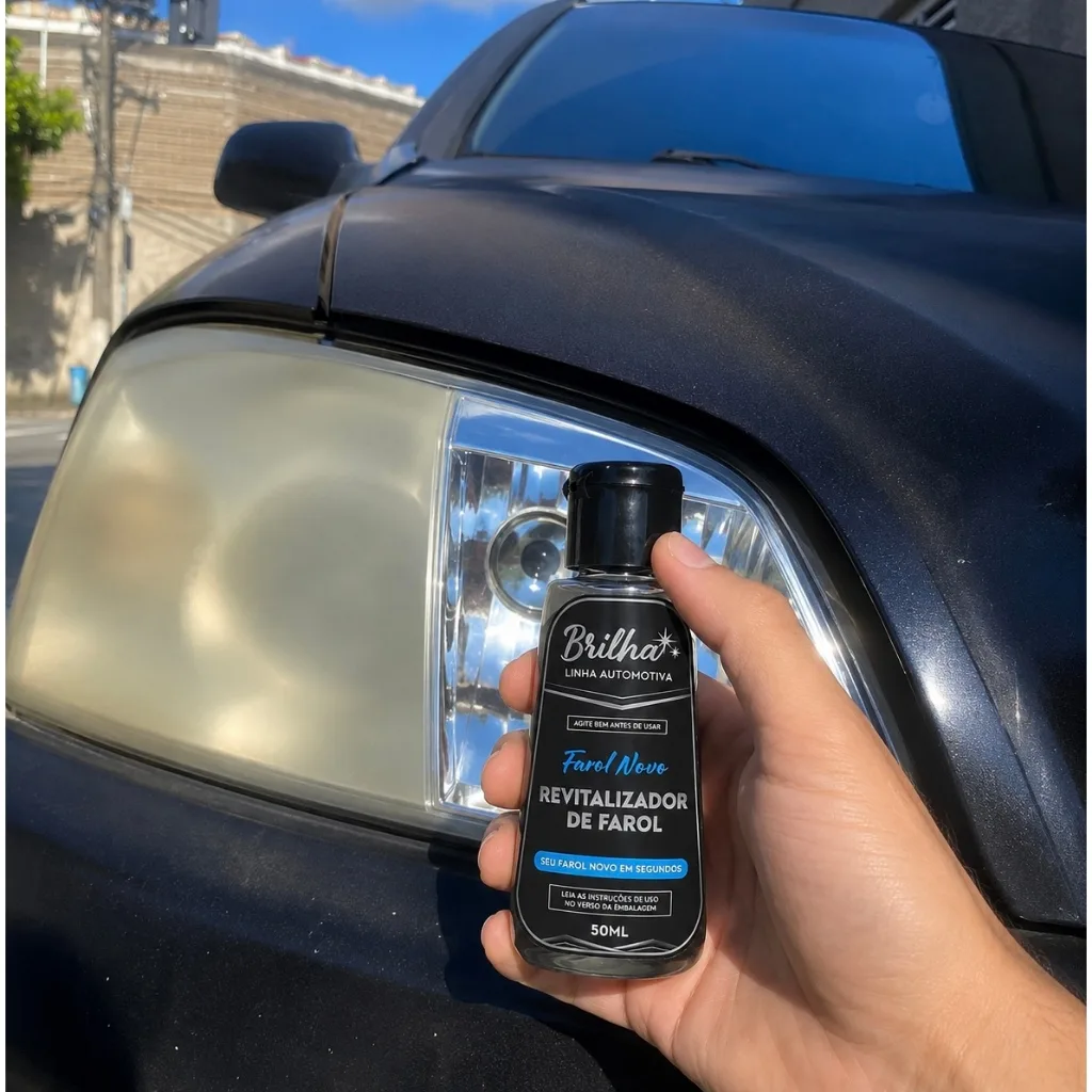 Revitalizador automotivo para farol amarelado