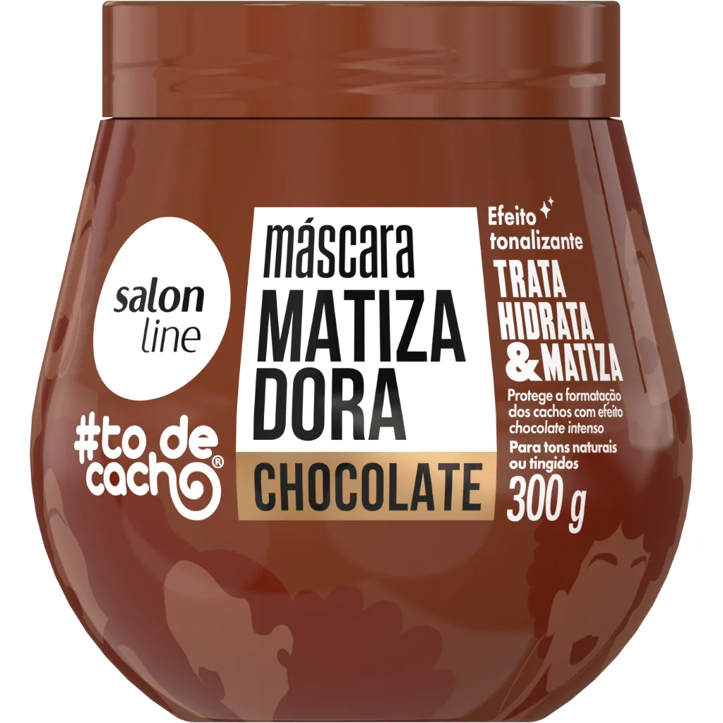 Máscara matizadora Todecacho Chocolate de 300 g