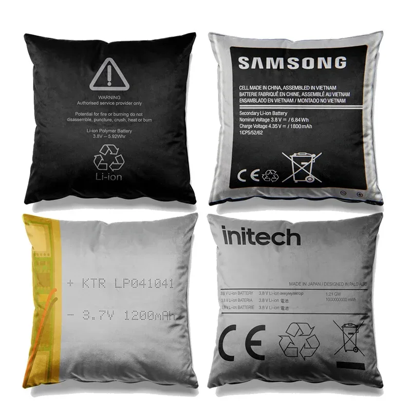Capas de almofada quadradas com estampa divertida