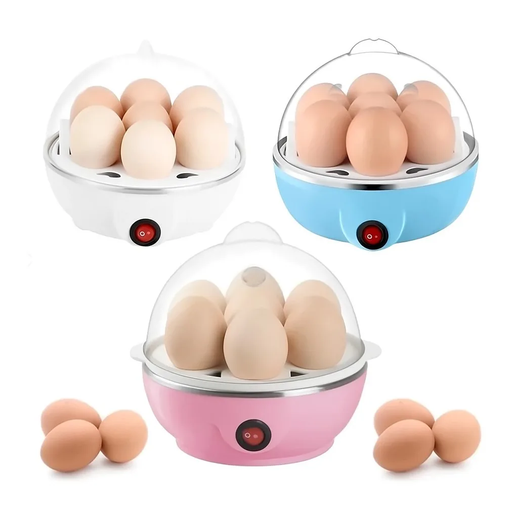 Cozedor de ovos elétrico portátil