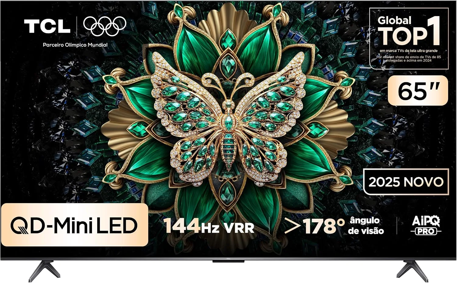 Smart TV TCL C6K de 65 polegadas