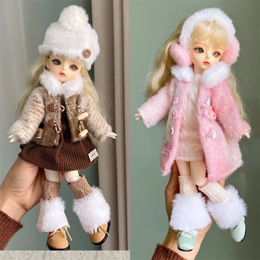 Roupas de inverno para boneca BJD de 30 cm